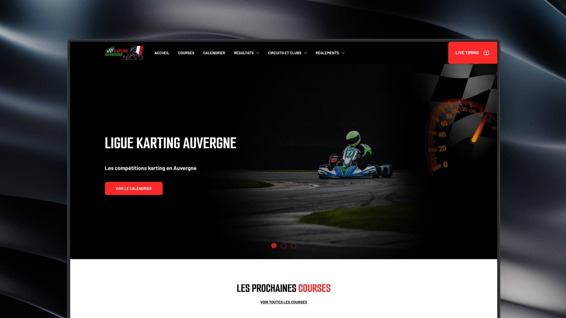 Site officiel Ligue Karting Auvergne — Compétitions régionales de karting